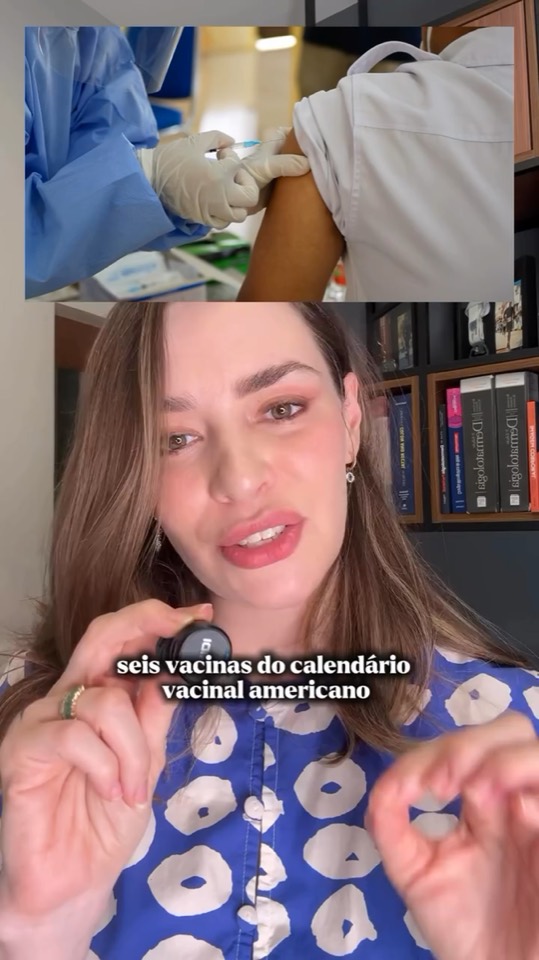 Reel de @deadermato sobre vacinação de adultos
